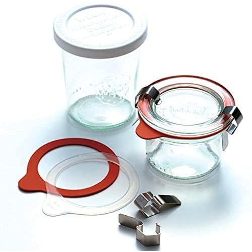 WECK Mold Shape Glass Canister, 250ml (WE-900)