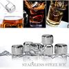 Stainless Rocks Whisky Stones Cubes Set Reusable Chilling Stones For Whiskey Wine Cooling Chilling Party Bar Tool