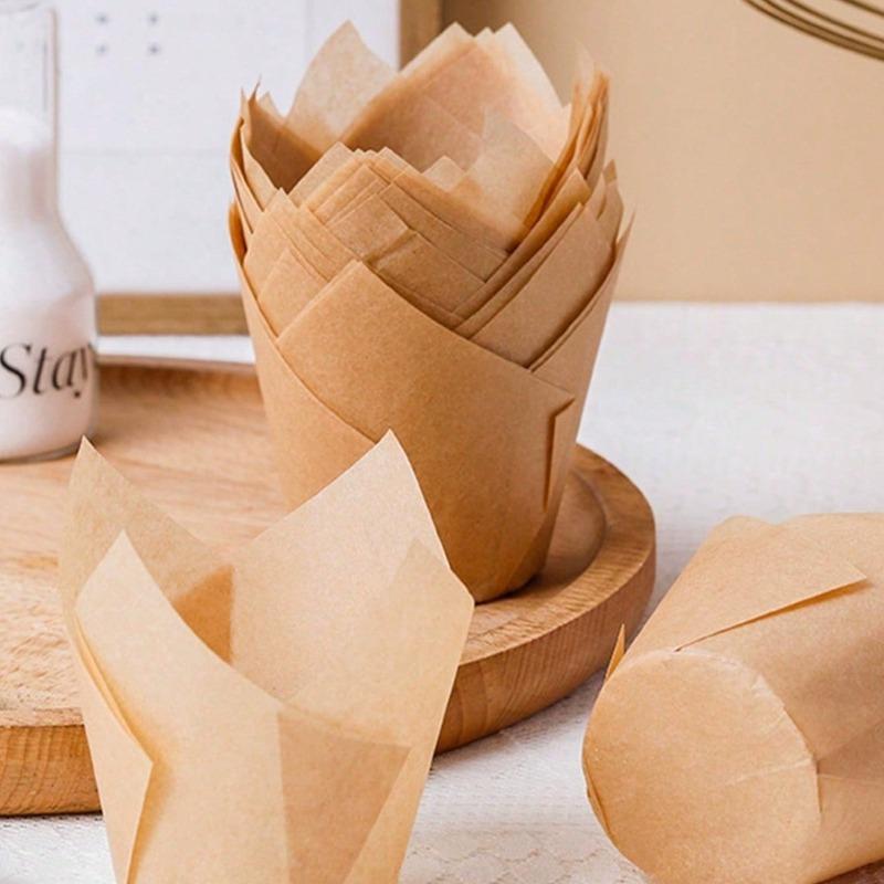 Paper Cupcake Molds Are Heat-resistant and Suitable for Valentine's Day, Birthday Storage, Baking Accessories Kitchen Decoration