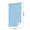 Wallpaper School Supplies Azure, Azure Center for Living Room and Bedroom 50x1000