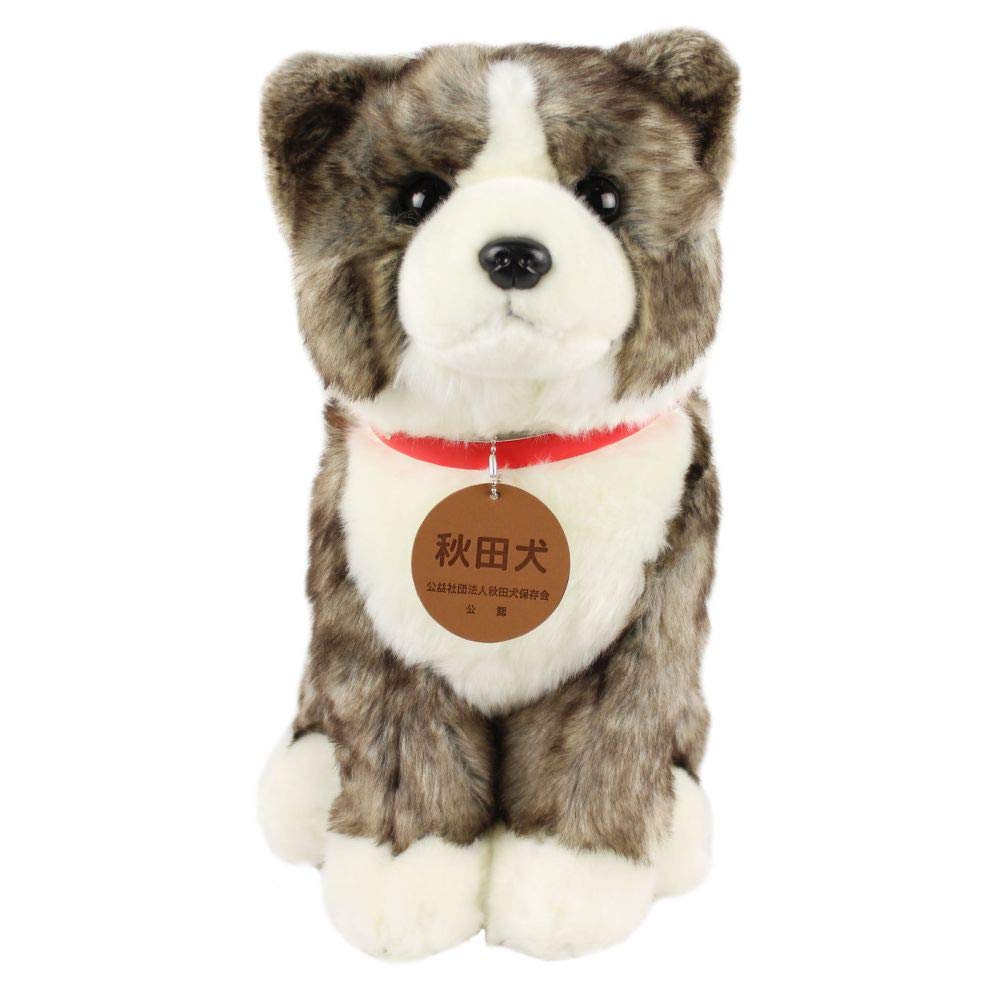 

Милый Акита-ину с тигровым окрасом, большой D0021 В37 х Ш20 х Г40см