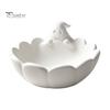 Trendy Desk Accessories Ghost Petal Tray, 3D Printed Cute Spooky Organizer for Small Vanity Items, Cartoon Jewelry Ring And Earring Holder,