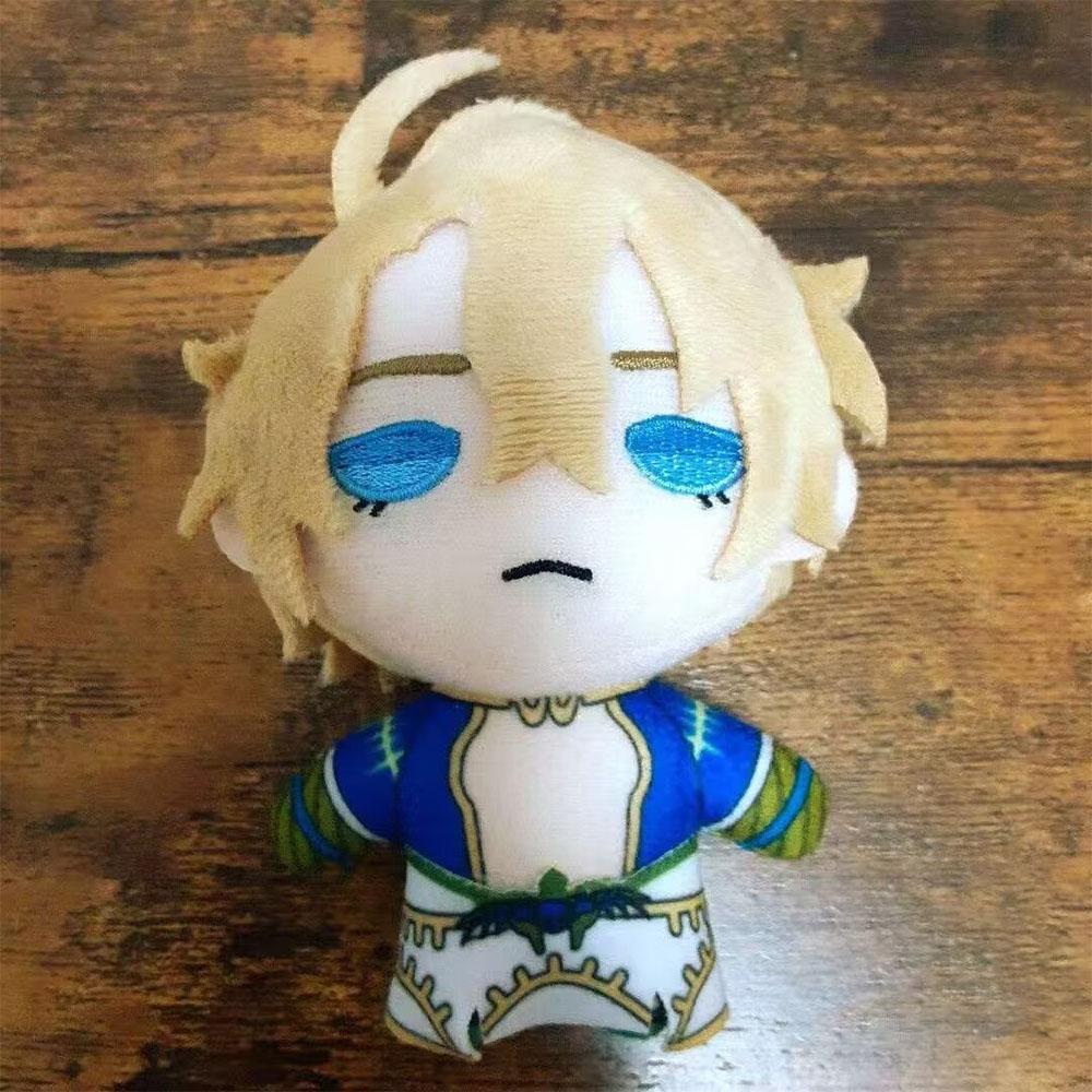 10cm Anime Record Of Ragnarok Anhänger Buddha Plüschtier Cartoon Schlüsselanhänger Poseidon Plüschtier Rucksack Fans Sammlerstück Geburtstagsgeschenk 10cm