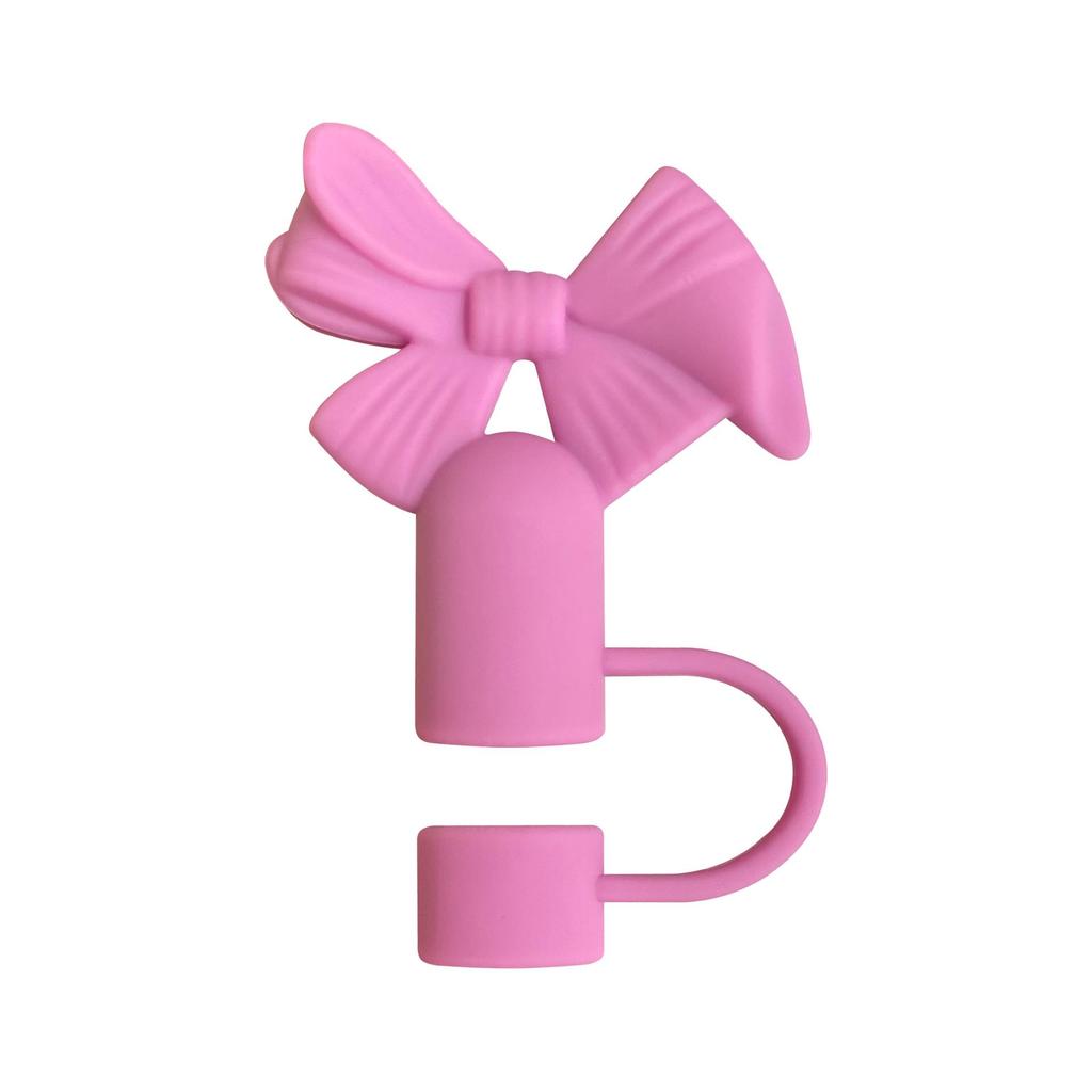 Cute 10mm Bow Straw Cap Dust Plug for STANLEY Cup