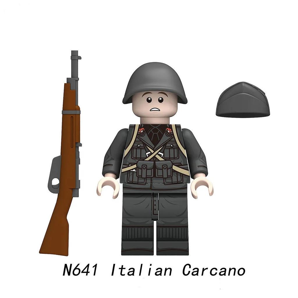 Military War Infantry Officer Assembly Building Blocks Minifigure Toys