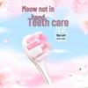Lengsuanling Cat Paw Pink Soft Bristle Small Head Toothbrush (2-Pack)