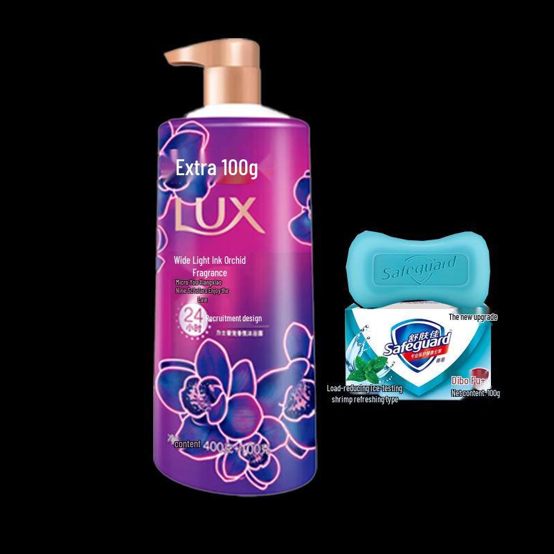 

Lux Neon Ink Orchid Shower Gel & Mint Soap Set