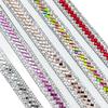 3 Yards Self Adhesive Glass Rhinestone Flexible Sparkling Rhinestone Strip Shiny DIY Decoration Apparel Accessory Clothing Decor