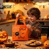 Festival Treat Carrier Tote Bag Bag Fabric Non-woven Halloween Candy Trick or with Pumpkin Gift Ghost Patterns Large Capacity