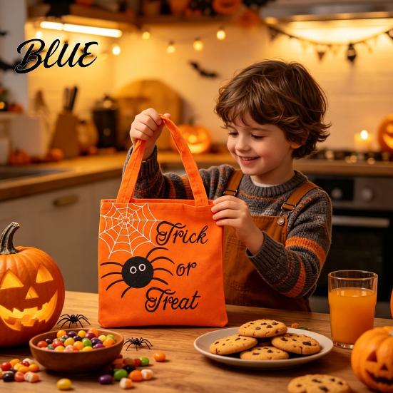 Festival Treat Carrier Tote Bag Bag Fabric Non-woven Halloween Candy Trick or with Pumpkin Gift Ghost Patterns Large Capacity