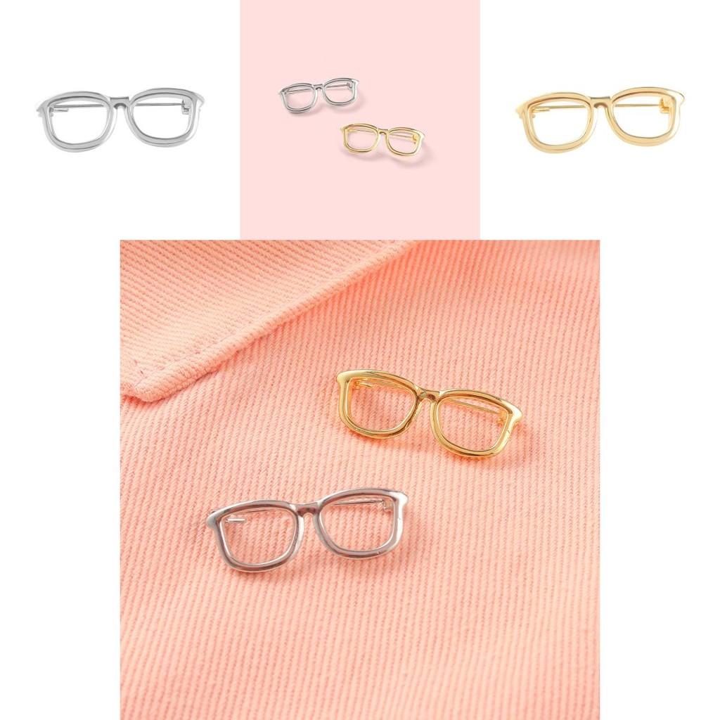 Unique Geometric Gold And Silver Eye Pin Metal Badge Brooch For Unisex Fashion