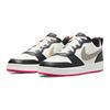Nike Court Borough Low 2 SE GS Summit White Pink Prime Dětské tenisky Off-Noir Metallic-Pewter DJ0040-100