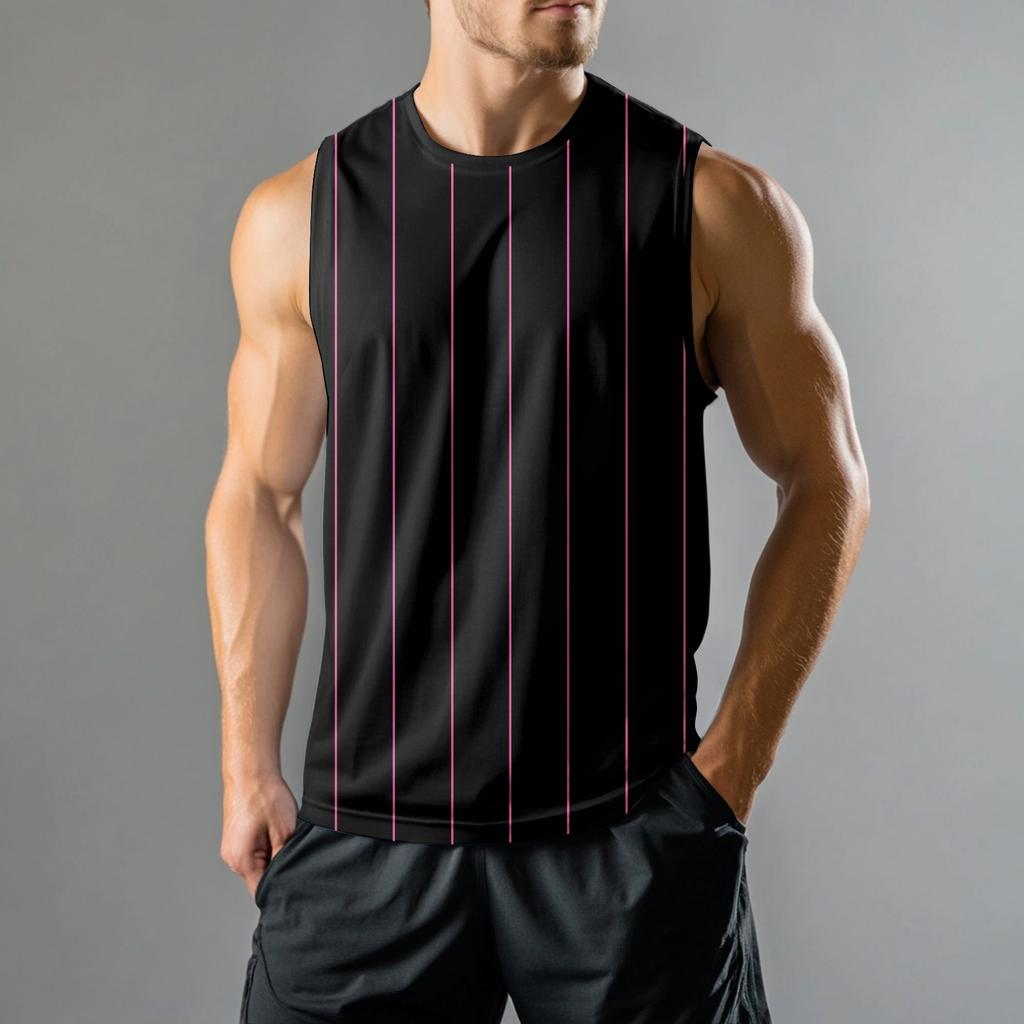 Men's Fashion Printed Sports Casual Sleeveless Vest