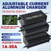 Încărcător Baterie Litiu Reglabil 72V 1-8A 1-9.5A 1-15A 1-20A Afișaj LCD de Mare Putere Încărcare Rapidă Carcasă 84V 88.2V 83.95V 87.6V