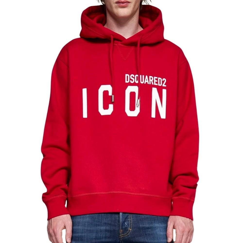 DSquared2 Mens Icon Logo Cool Fit Hoodie