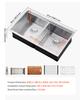 SucceBuy Kitchen Sink Workstation Stainless Steel Top Mount Sink DropIn Single Bowl Farmhouse Basin w/Ledge&Multiple Accessories