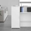 Storage Cabinet White 40 X 45 X 103.5 Cm Particleboard