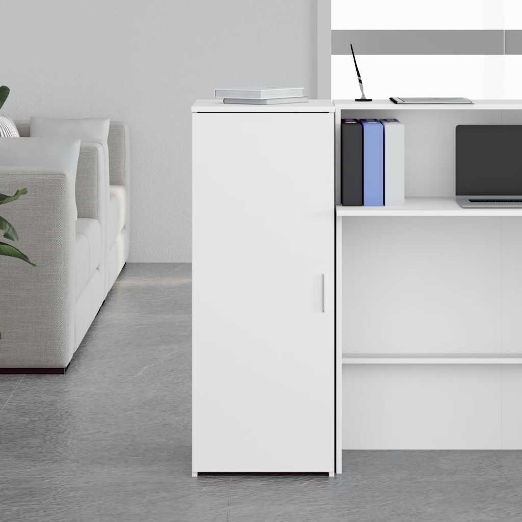Storage Cabinet White 40 X 45 X 103.5 Cm Particleboard