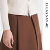 ELLASSAY Women's Retro Wool A-Line Skirt