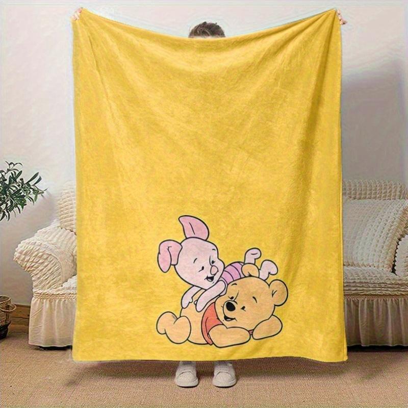 1 Stück Winnie Puuh Ferkel Decke Weicher Überwurf für Heimdekoration, Sofabezug, Reise