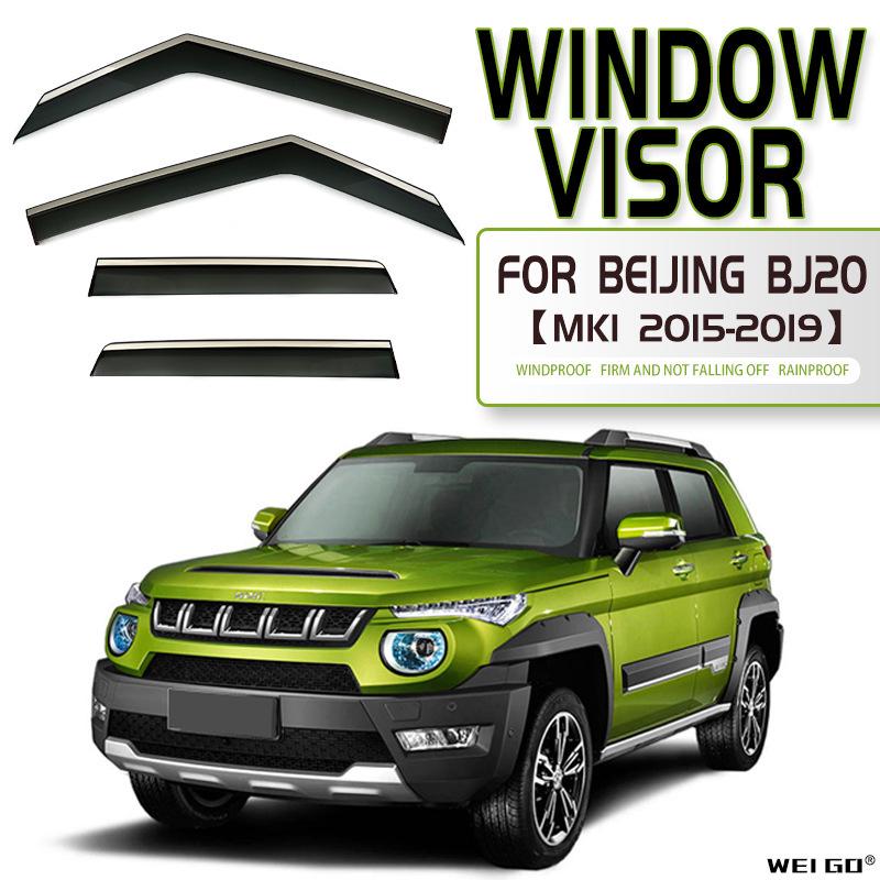 Rain and Sun Visors for BAIC BJ20 and Beijing BJ30 Windows