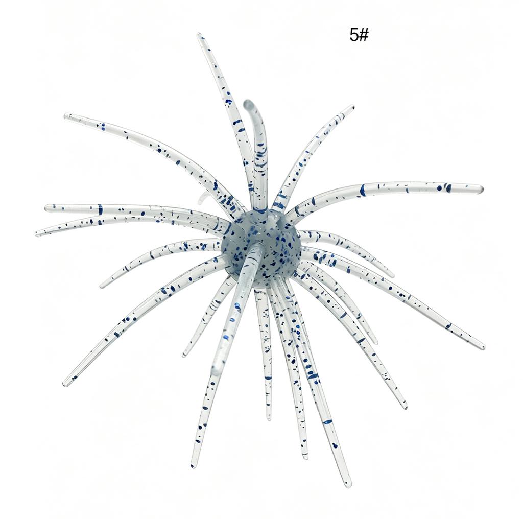 BUBBA Fishing Floating Sea Urchin19mm Bionic Soft Lure Artificial Soft Bait for Saltwater Fish River & Lake Use 90mm/110mm