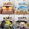 Anime Simpsons The 3d Print Duvet Cover Pillowcase Set Bedroom Gift Bedding