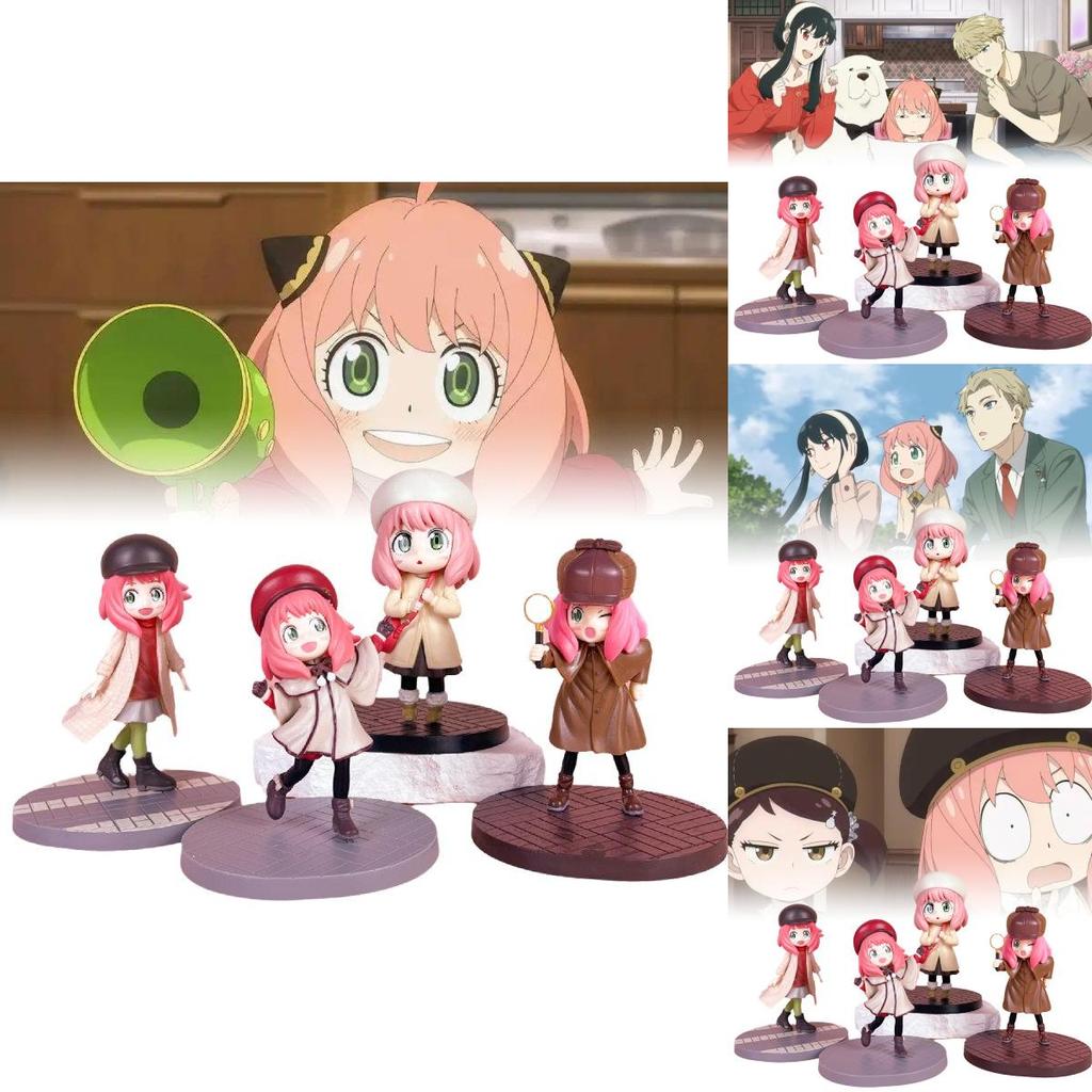 Charming Spy Family Anya Pvc Figurine Stylish Seasonal Outfit For Anime Collectors