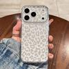 Phone Case White Leopard Marble Print For Iphone 17 Pro Max 15 16 14 Plus 16e 17 Air Transparent Clear Dinosaur Shockproof Cover