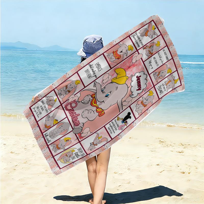 Personalized Diverse Dreams Soar High Beach Towel Microfiber Beach Towel Thin Absorbent for Beach Swimming Yoga Bath Sports. 0910100