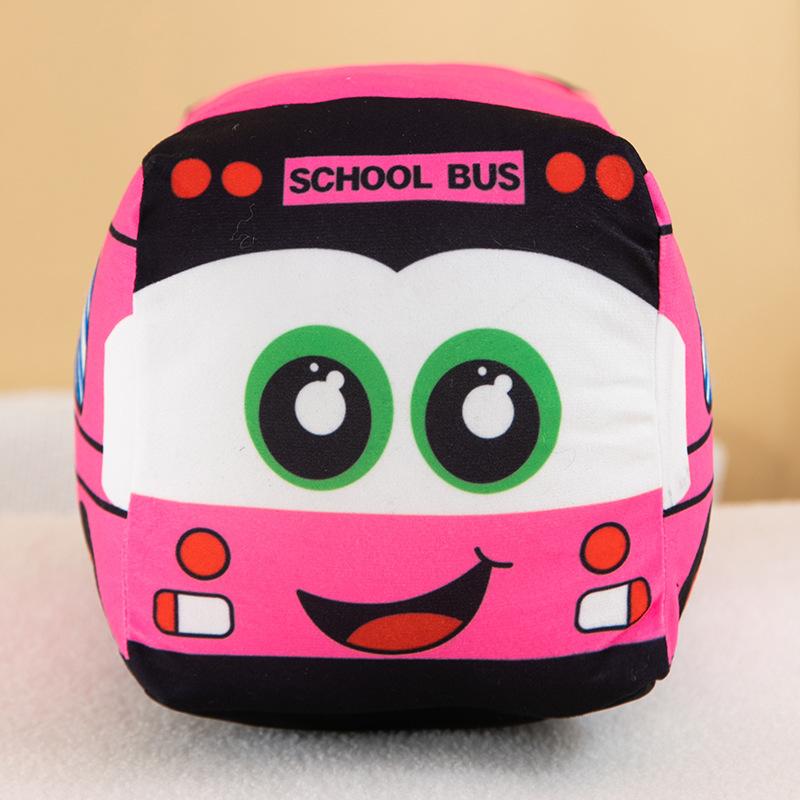 Cartoon Van Plush Toy Boy Birthday Gift Street Stall Circle Car Children Sleeping Pillow