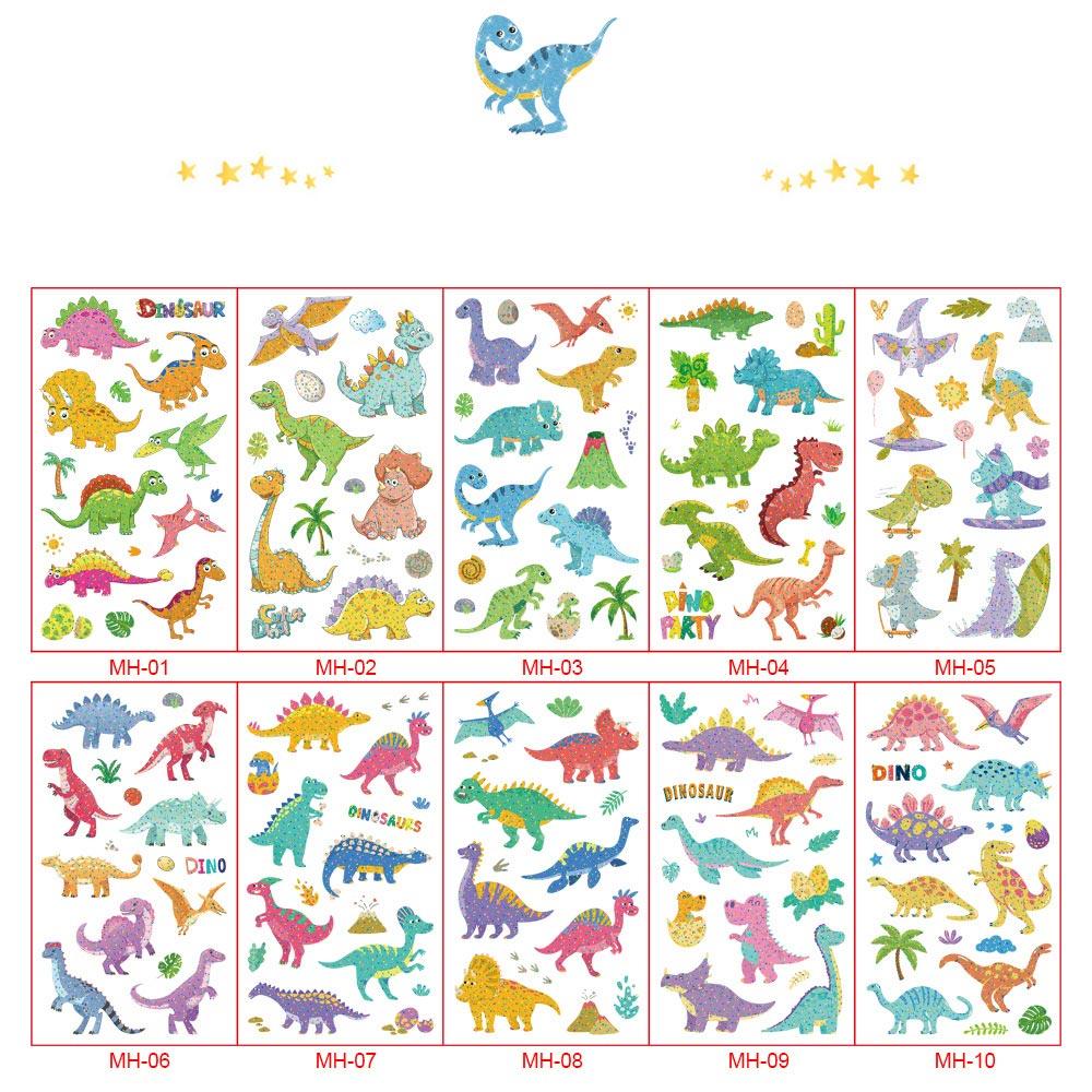 Cartoon Dinosaur Theme Cake Toppers Cute Dino Balloon Decorations Banner Tableware Set Birthday Party Supplies Baby Shower Favor
