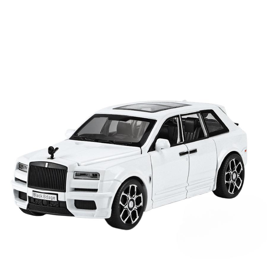 1/32 Scale Rolls Royce SUV Cullinan Alloy Car Model Diecasts Metal Toy Car Model Simulation Sound and Light Collection Childrens Gifts