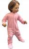 Romper Full Zipper 50 Pajamas for a Preschooler, Smooth Pink