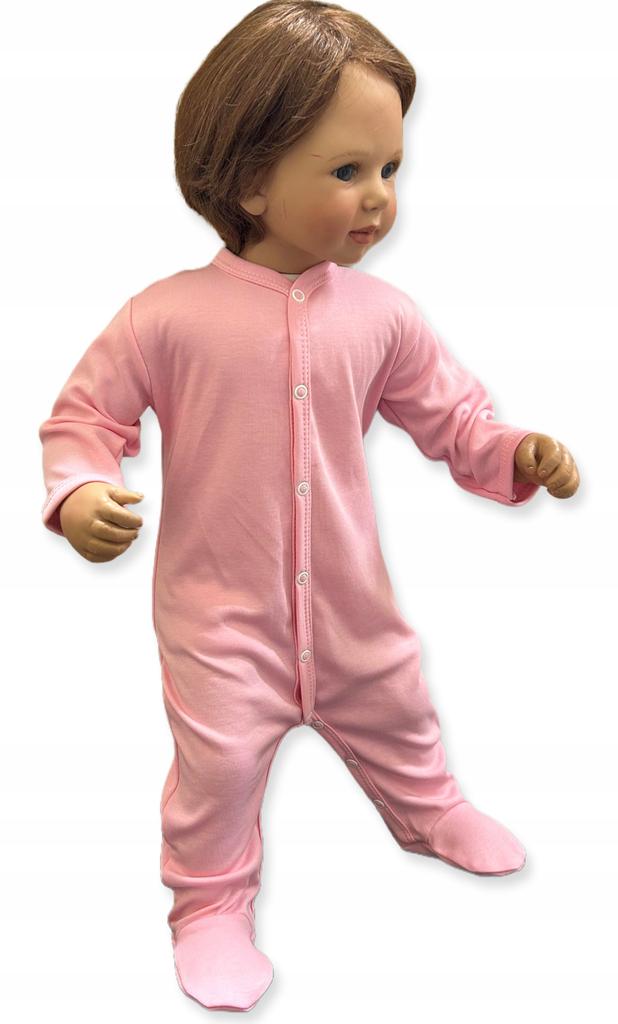 Romper Full Zipper 50 Pajamas for a Preschooler, Smooth Pink