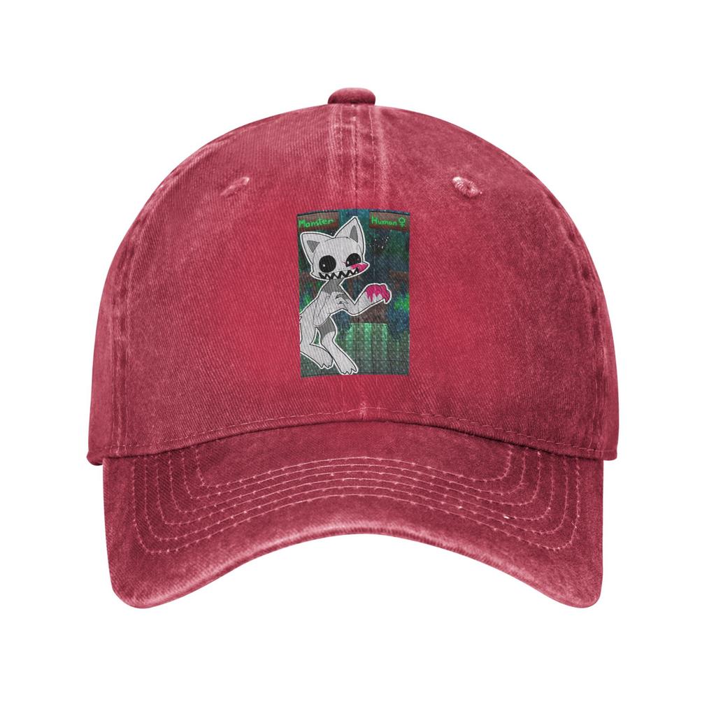 Zoonomaly Cartoon Steam Game  Washed Denim Cap Casual Baseball Caps Adjustable Hat Summer Unisex Baseball Hats