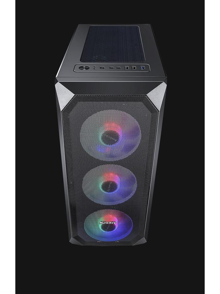 Caixa Gamer ATX Night Hunter 5 Refrigerada a Água com Painel Lateral Transparente