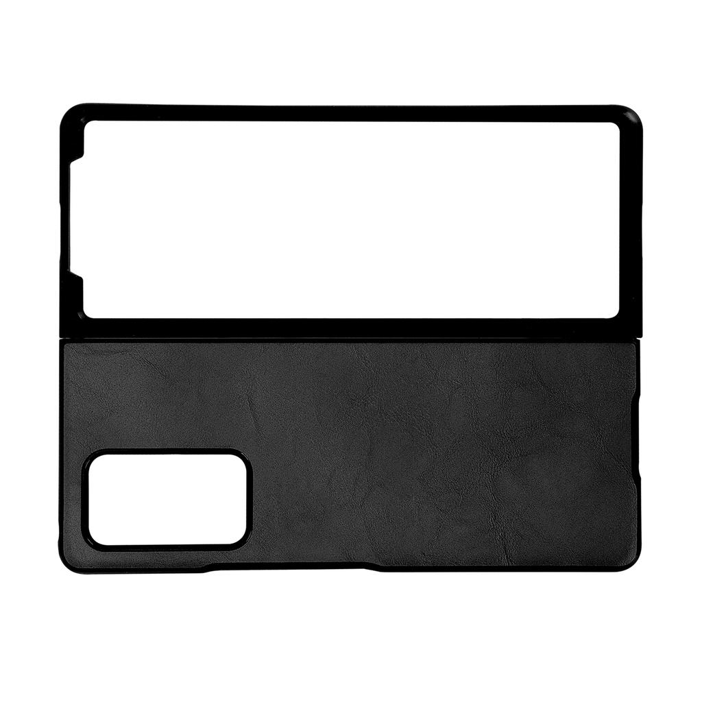 Lederhülle für Samsung Galaxy Z Fold 2 Handy Sturzsichere SchutzhülleSchwarz
