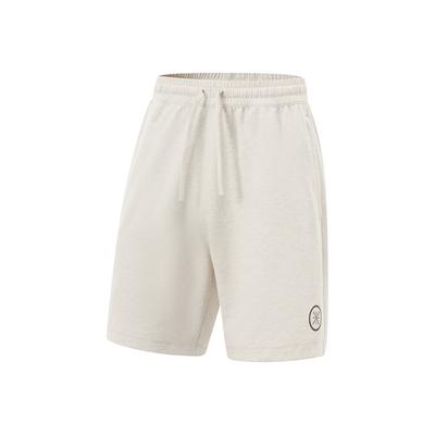 Basketball Series Letter Mid-Waist Breathable Lace-Up Versatile Five-Point Casual Shorts Men Shorts Flower-Gray Tile-Gray AKSV023-2