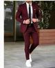 2026 Men's European & American Business Casual Slim Fit Wedding Suit Set