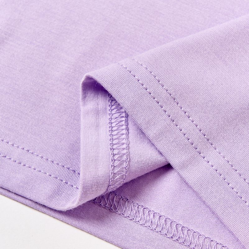 1-12 år Barn Ensfarvet Genser og Bukser Pyjamassett Casual Loungewear