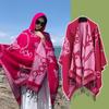 Retro Ethnic Style Large Comfortable Travel Shawl