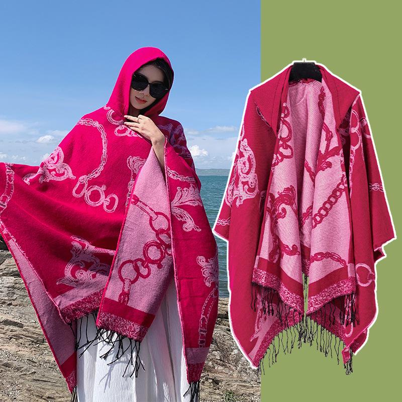 Retro Ethnic Style Large Comfortable Travel Shawl