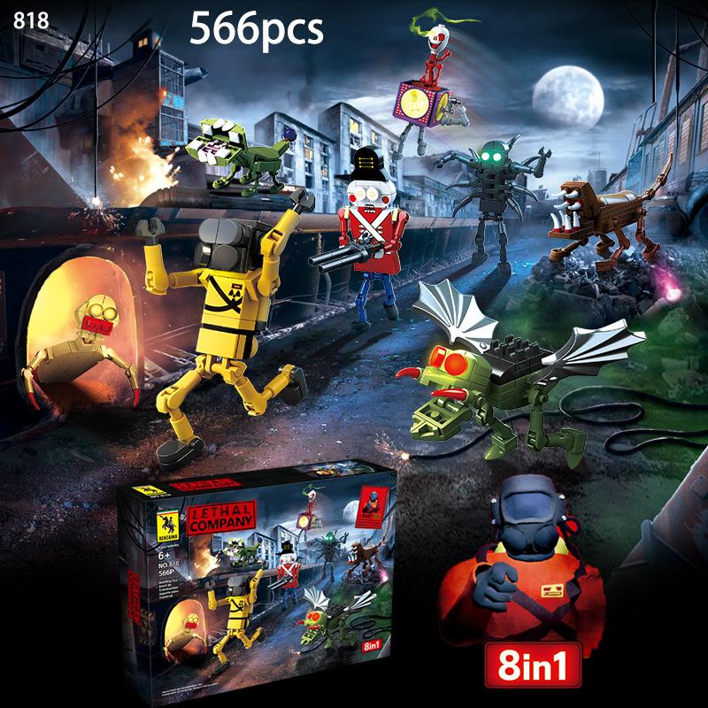 Lethal Company Full Set Minifigure Building