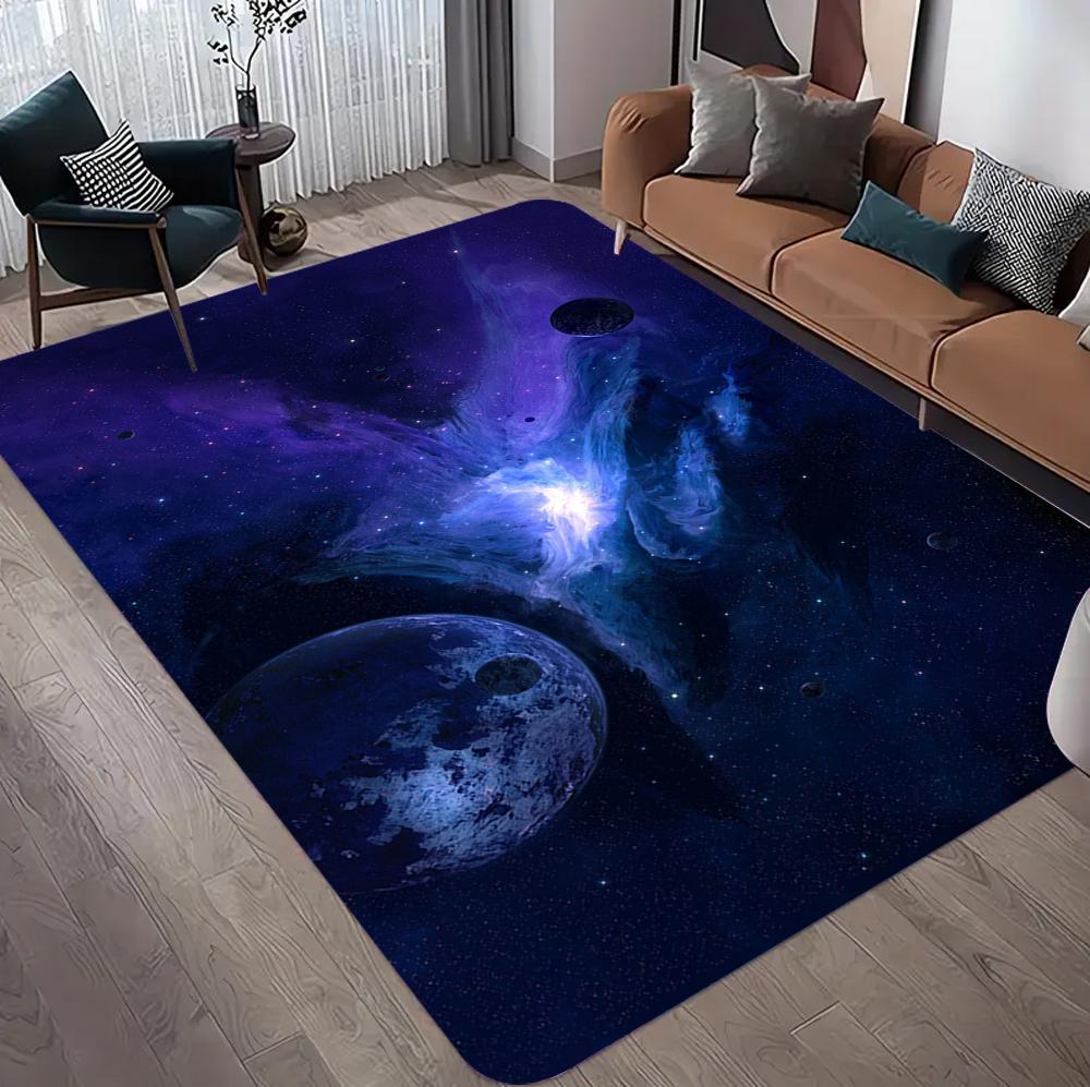 Black Holes Carpet Abstract Pattern Soft Rug for Living Room Bedroom Home Sofa Decoration Area Rug Non-slip Floor Mat Gift