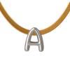 Titanium Steel Snake Bone Chain 26-Letter A-Z Initial Pendant Necklace Alphabet Choker Jewelry Holiday Gift For Women