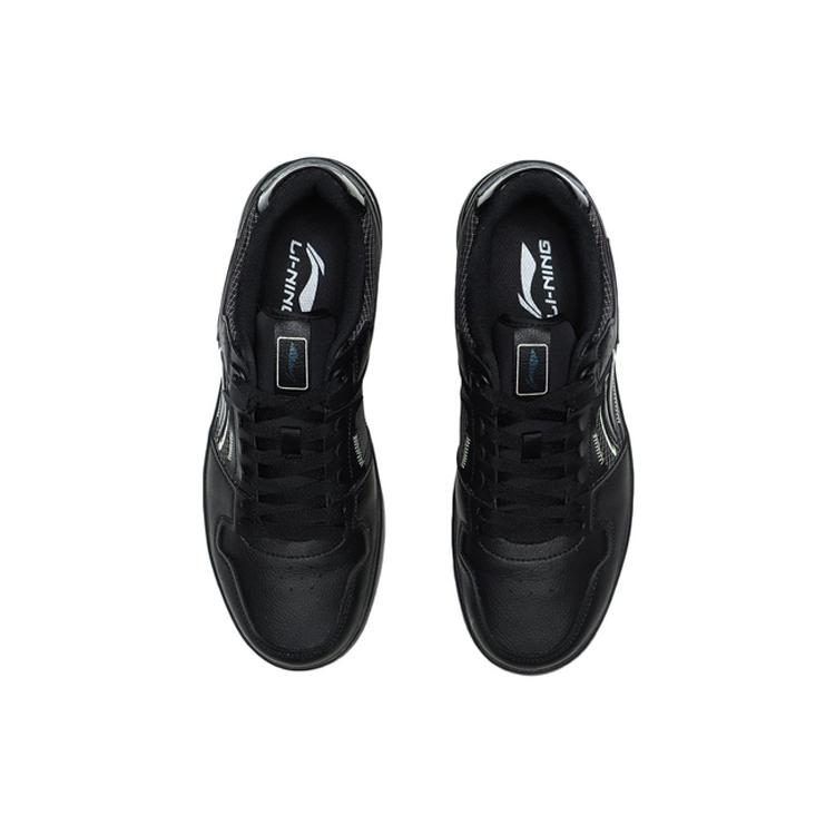 Li Ning Comfortable Cushioning Breathable Lightweight Abrasion Resistant Slip Resistant Low top Skateboard Shoes Men's AGCP299-8