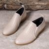 Women's Shoes Spring and Autumn Ladies Pumps Pointed Toe Deep Mouth Single Shoes Solid Casual Chunky Heeled Loafers