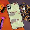 Cute Baby Sloth Bumper Case For iPhone 14 15 16 Pro Max 11 12 13 Pro Max Mini XR 16e 16 15 Plus Phone Cover