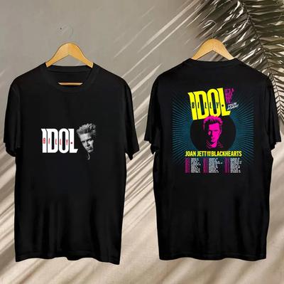 T-shirt de tournée Billy Idol 2025 | T-shirt graphique It’s Nice Day To Tour Again | Officiel